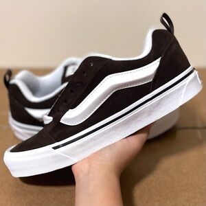 Vans Knu Skool Brown VN0009QCNWH Size 6.5 Men 8 Women New Chunky Suede Sneakers
